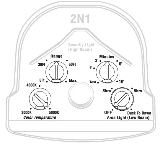 Good Earth SE1293-WH3-02LF0-G IP65 Motion-Activated 2N1 Security Light 11