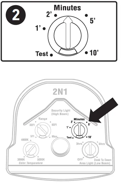 Good Earth SE1293-WH3-02LF0-G IP65 Motion-Activated 2N1 Security Light 14