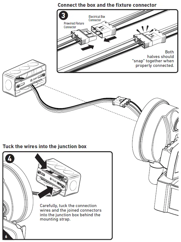Good Earth SE1293-WH3-02LF0-G IP65 Motion-Activated 2N1 Security Light 8