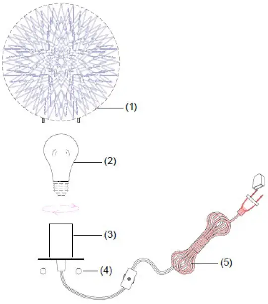TREND LIGHTING BA6003 Luminary Contemporary Metallic Silver 01