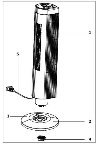TOMADO-TFC7503B-Tower-Fan-FIG1