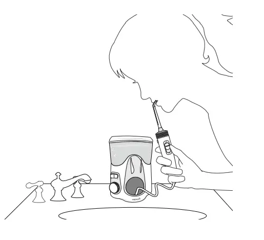 waterpik WP-100 Water Flosser Electric Dental - figure 4