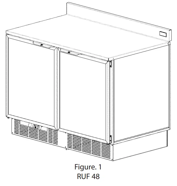 Duke RUF 48 Digital Refrigerated Counter-fig1