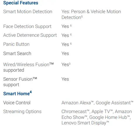 Specifications 3