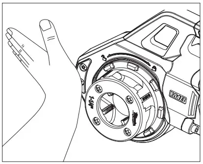 Milwaukee M18 18 Volt Lithium Ion Brushless Cordless - side grip with