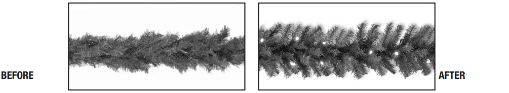 NATIONAL Tree COMPANY Garlands with Battery Operated Lights-FIG2