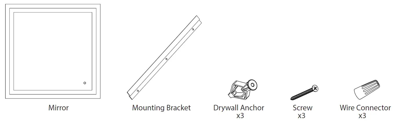 PROMINENCE HOME 59004 LED Lighted Mirror 1