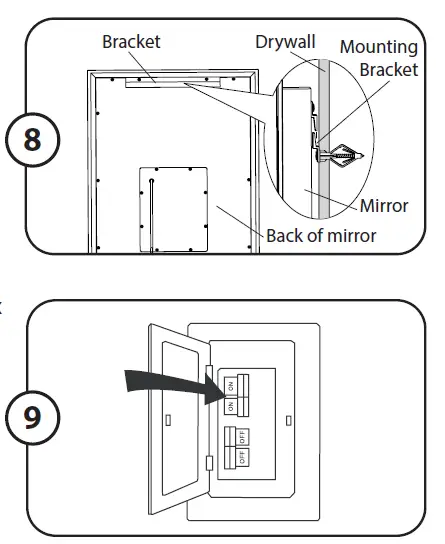 PROMINENCE HOME 59004 LED Lighted Mirror 6