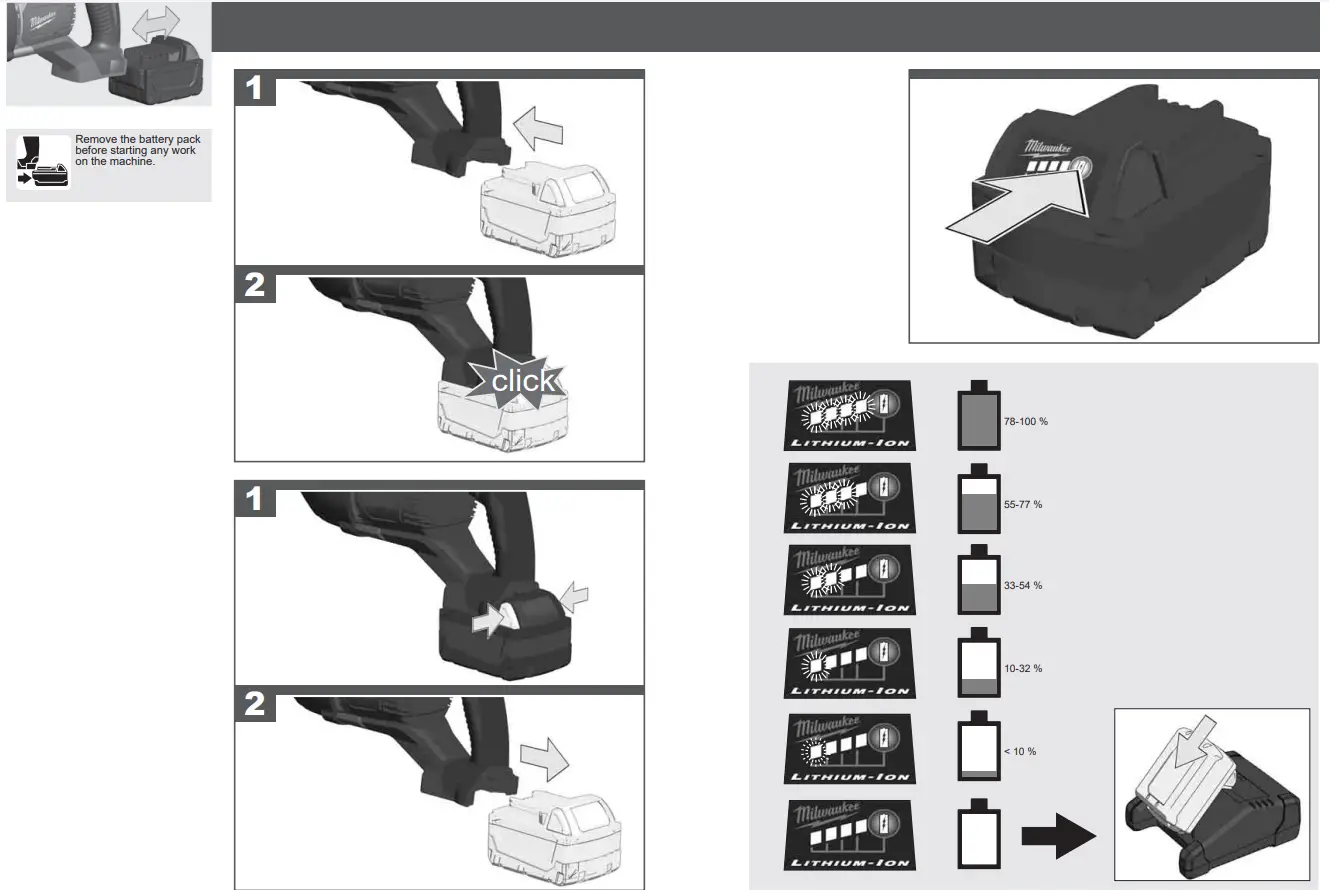 milwaukee M18 BSX Cordless Recipro Saw - Figrue 2