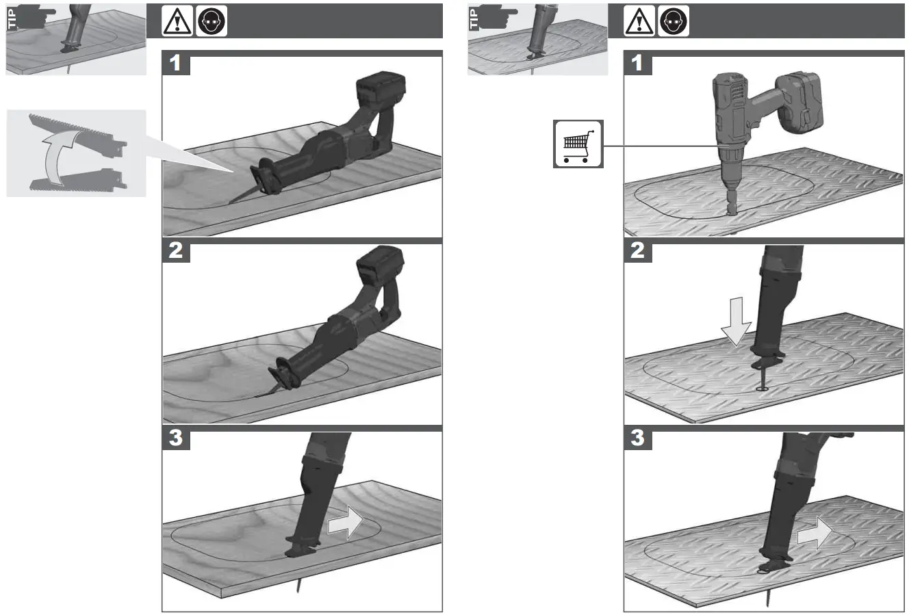 milwaukee M18 BSX Cordless Recipro Saw - Figrue 5