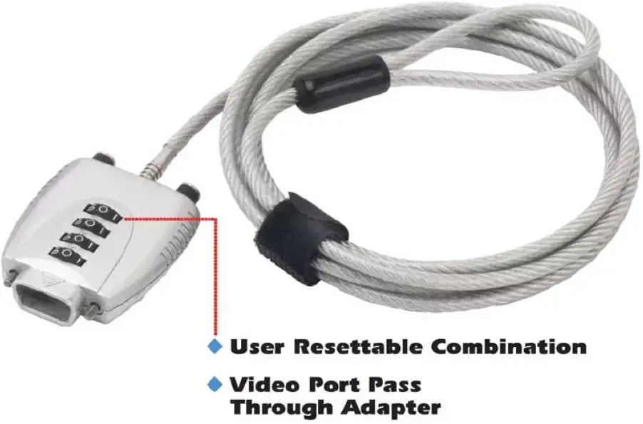 Newstar-NSVGALOCK-Protection-Cable-Lock-fig-1