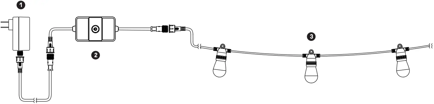 dals DCP-STG48 RGB CCT Pro Outdoor Fairy Lights A1