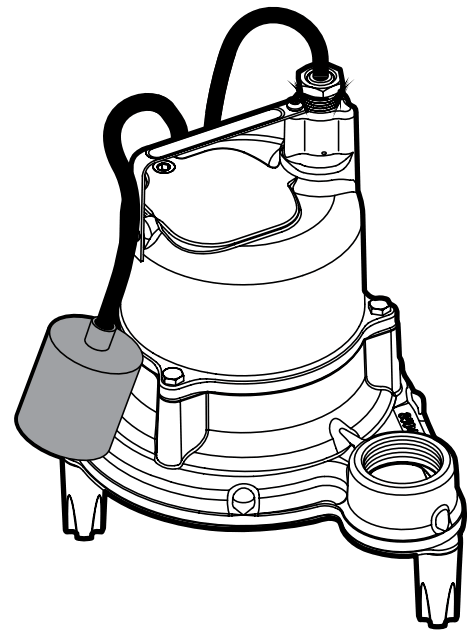 PENTAIR SHEF40 Submersible Effluent Pump