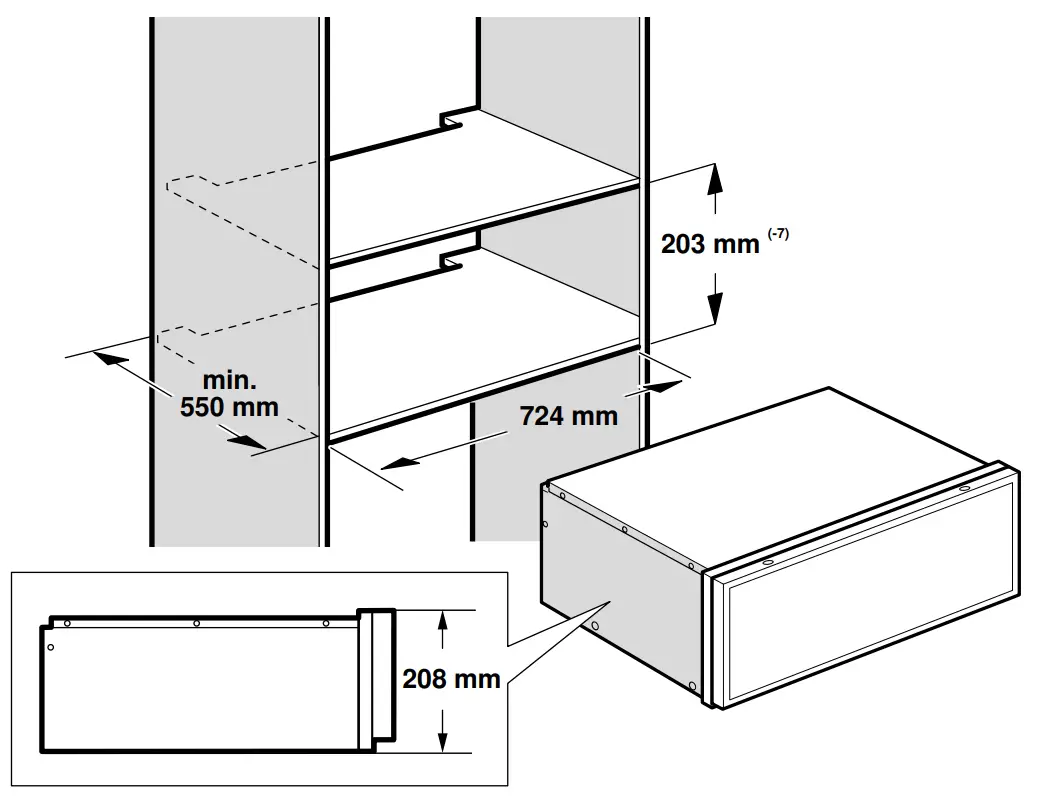 GAGGENAU WS482110 Warming Drawer - fig