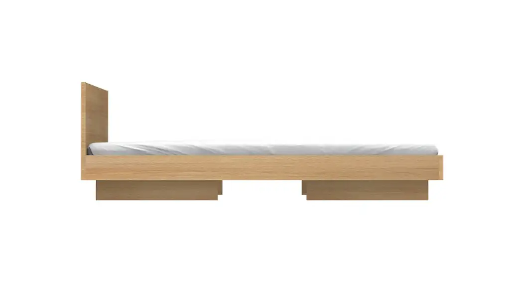 Ambientedirect Waxed Wood Tage Zians Large Double Bed User Manual