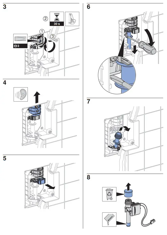 GEBERIT Type 360 Bottom Connection Filling Valve - fig 2