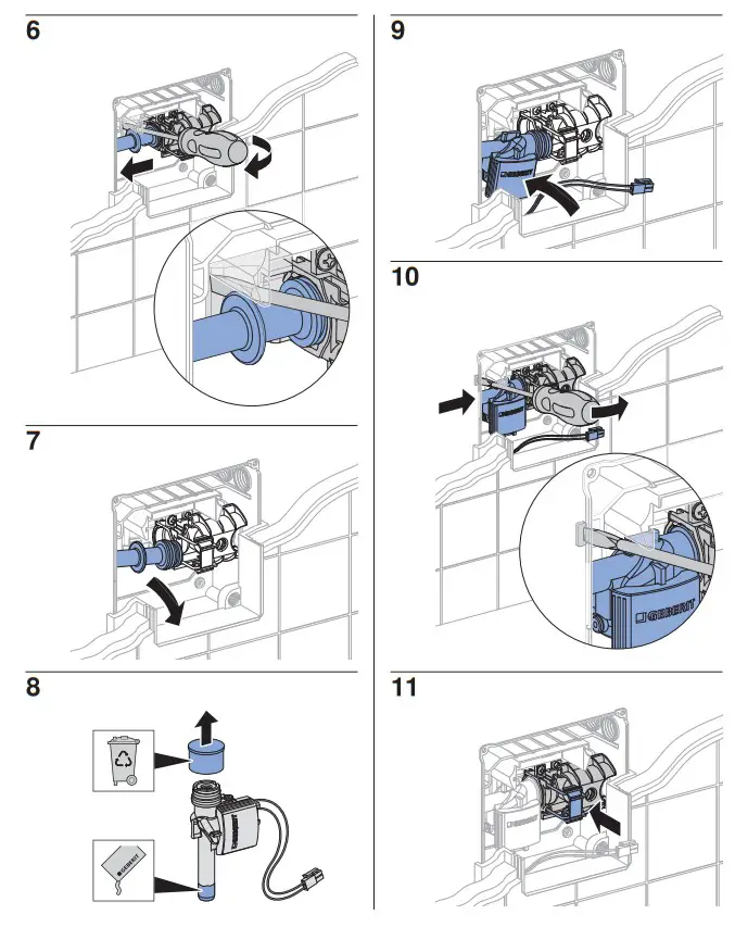 GEBERIT Type 360 Bottom Connection Filling Valve - fig 7
