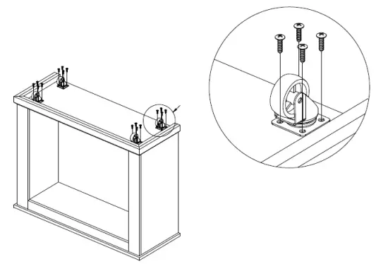 EQUATOR ADVANCED Appliances PFL 255 Portable Fireplace with LED Light - Fig