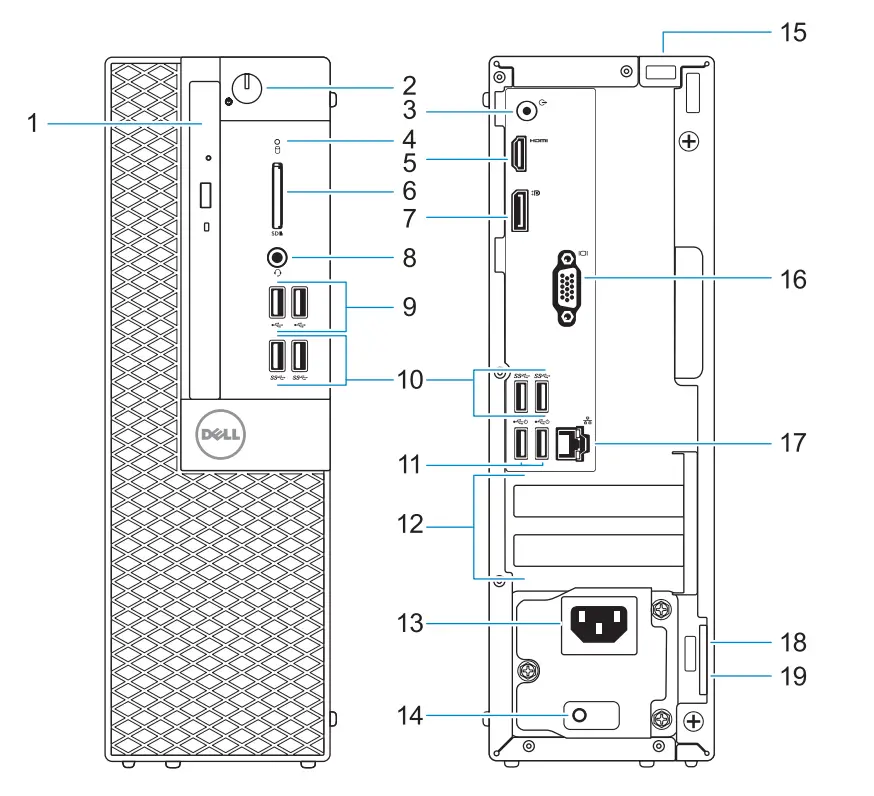 DELL S017CO3050SFFMF020SG 3050 Tower and Small Form Factor - fig15