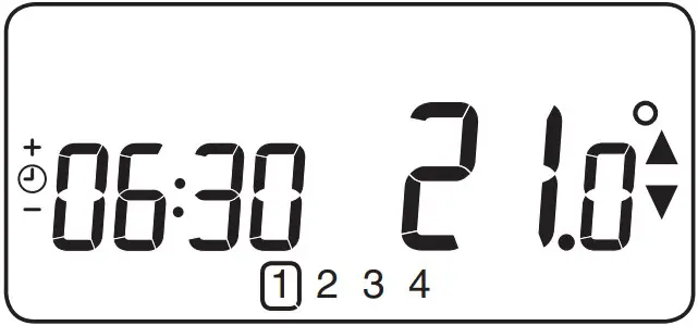 Change the heating program