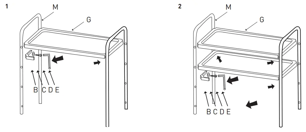 HENDI-810118-4-Shelf-Steel-Waiter's-Trolley- (2)