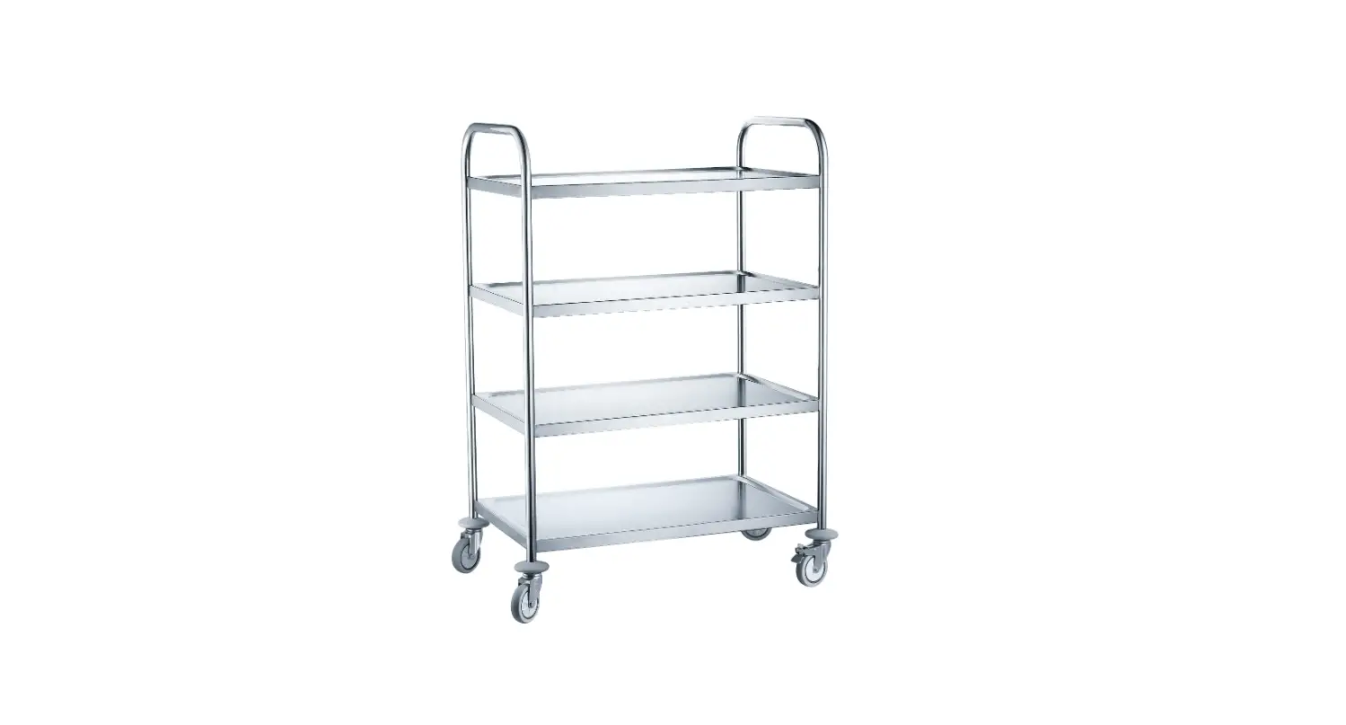 Hendi 810118 4 Shelf Steel Waiter's Trolley User Manual Hendi 810118 4 Shelf Steel Waiter's Trolley User Manual