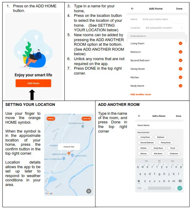 ElectriQ 2.0 KW Designer Glass Panel Heater EGH20AW - CREATING ROOMS