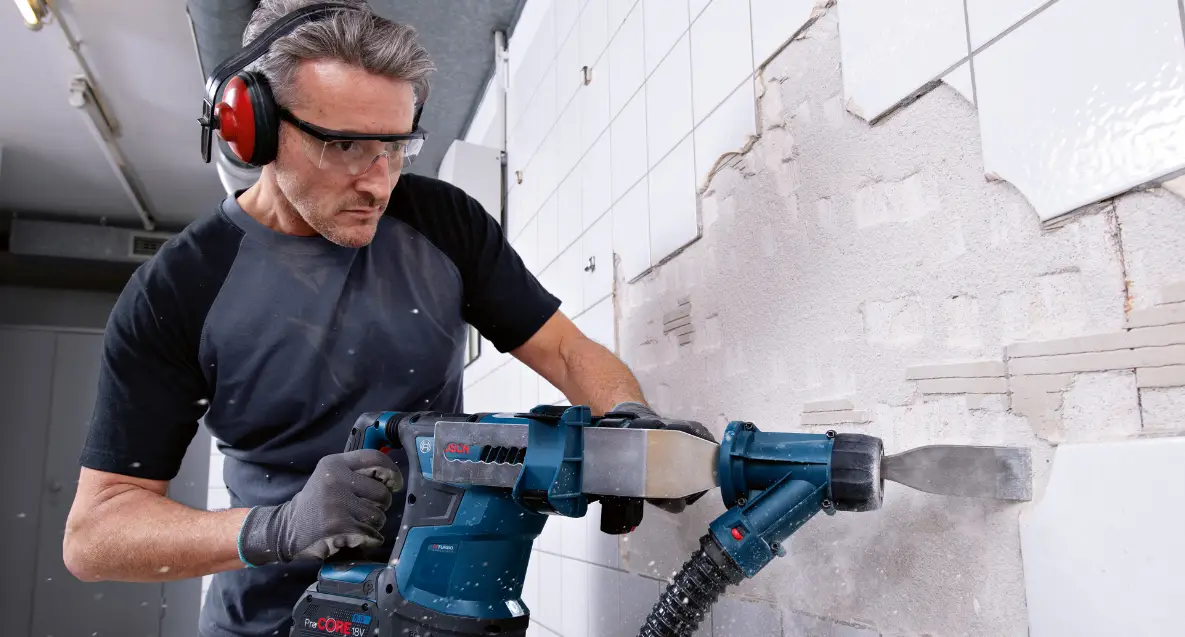 Bosch Gbh 18v-34 Cf Cordless Rotary Hammer Instruction Manual