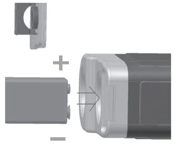 Bushnell PINSEEKER 1500 Laser Rangefinder - battery2
