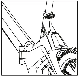BLAUPUNKT FIETE 500 Folding Electric Bike -Install battery 1