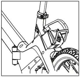 BLAUPUNKT FIETE 500 Folding Electric Bike - Install battery 2