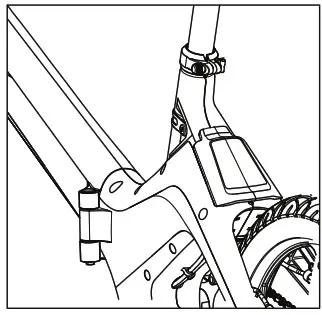 BLAUPUNKT FIETE 500 Folding Electric Bike - Power on operation 1