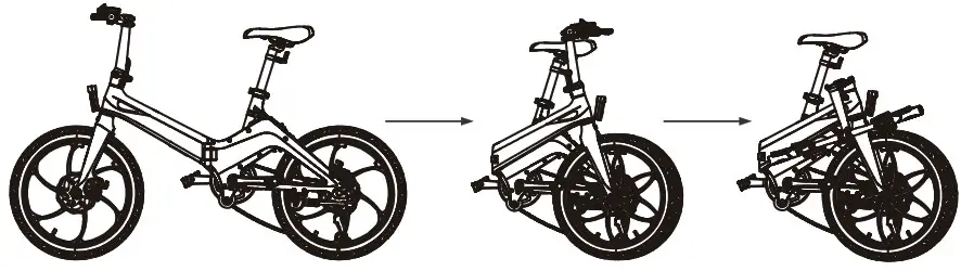 BLAUPUNKT FIETE 500 Folding Electric Bike - Quick folding