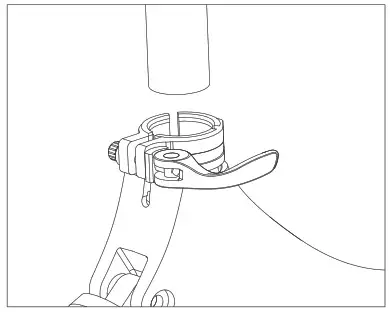 BLAUPUNKT FIETE 500 Folding Electric Bike - Seat post assembling 1