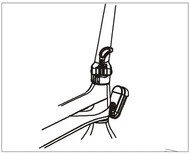 BLAUPUNKT FIETE 500 Folding Electric Bike -Unfold the stem 3