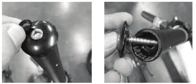 BLAUPUNKT FIETE 500 Folding Electric Bike - handle bar