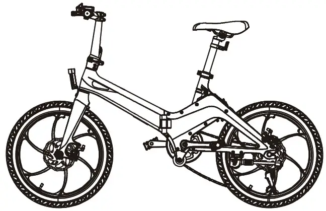 BLAUPUNKT FIETE 500 Folding Electric Bike