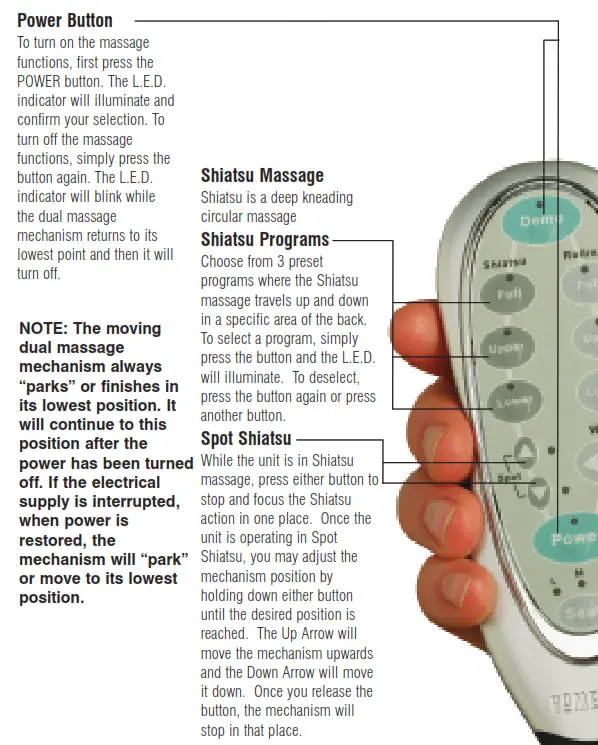 Moving Dual Massage Mechanism