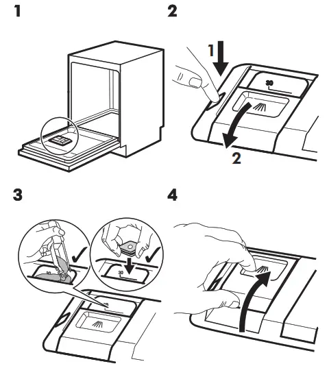 IKEA RENODLAD - Using the detergent 1