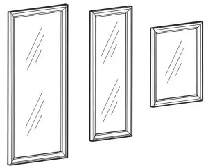 IKEA 504.591.47 TOFTBYN Mirror - Cover