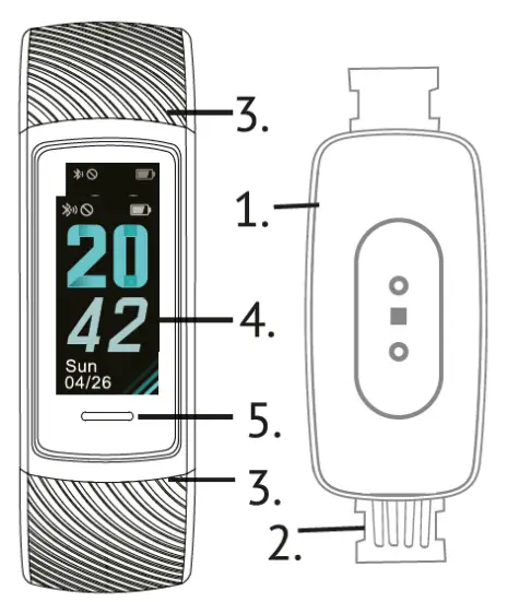 GUARDO GUA1067555 Fit Coach Viva Smartwatch - FIGURE 1