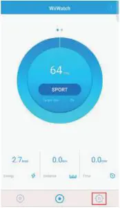 WiiWatch App Bluetooth Interface