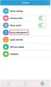 WiiWatch App management Interface