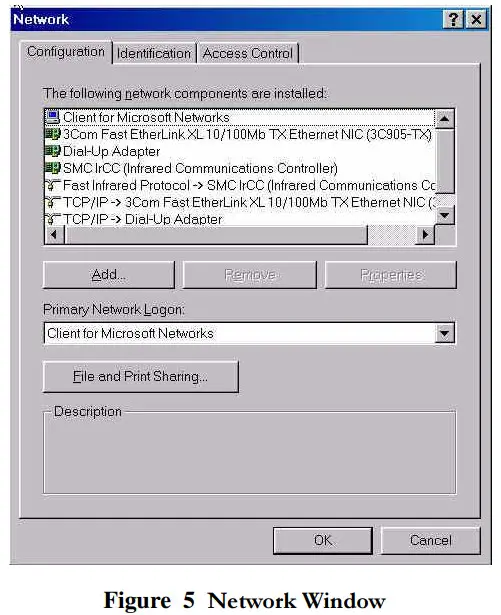 com21 DP111 Doxport 111 Cable Modem - network wimdow