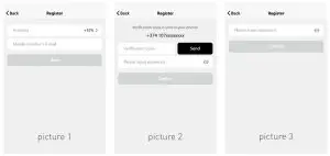 Registration and login