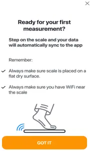 DARIO Smart Weight Scale - measurement