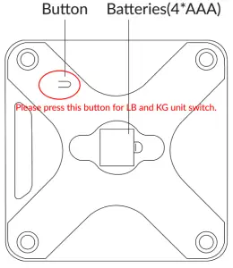 DARIO Smart Weight Scale - measurement units