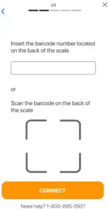DARIO Smart Weight Scale - scanning