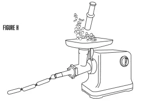 WESTON 33 1301 W 12 Electric Meat Grinder and Sausage Stuffer - figure 10