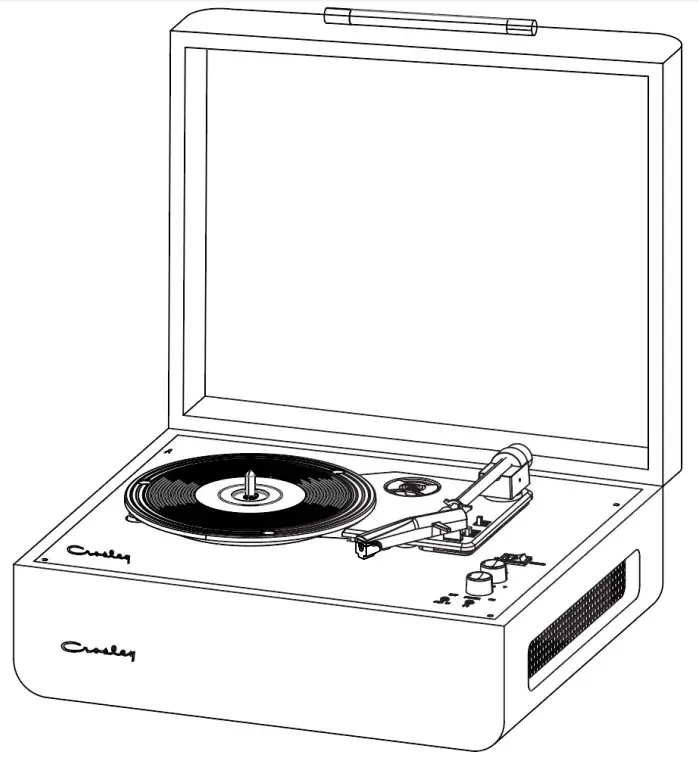 CROSLEY CR6255A Mercury Turntable